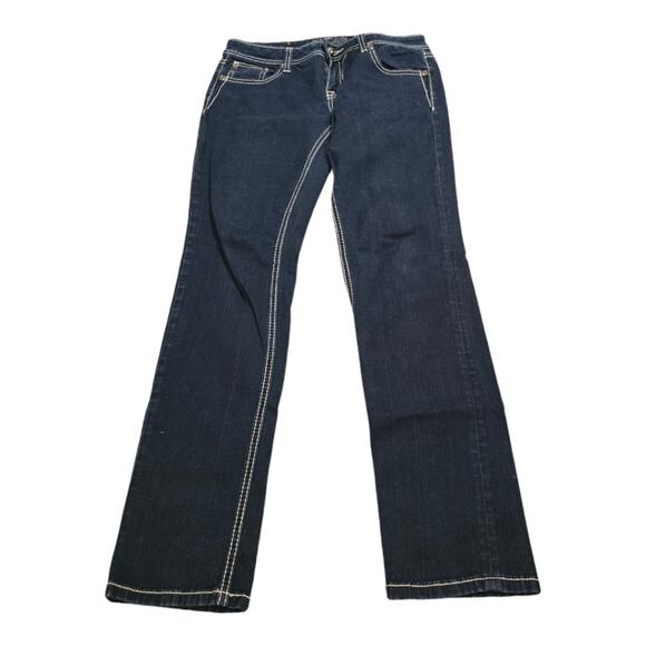 Miss‎ Me Easy Skinny Fluer-De-Lis Pockets Stretch Women's Size 28 x 32 - Picture 9 of 11